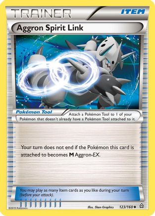 Aggron Spirit Link - Reverse Holofoil XY Primal Clash - Uncommon
