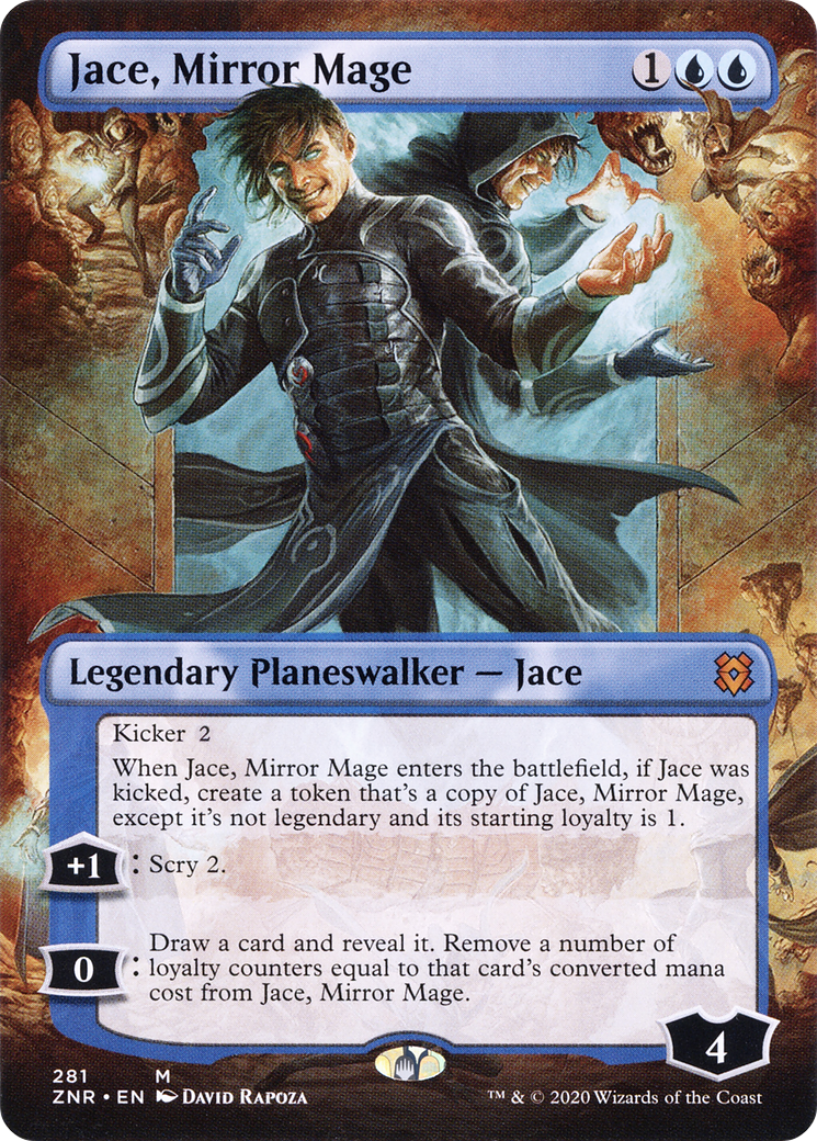 Jace, Mirror Mage (Borderless) (ZNR-281) - Zendikar Rising