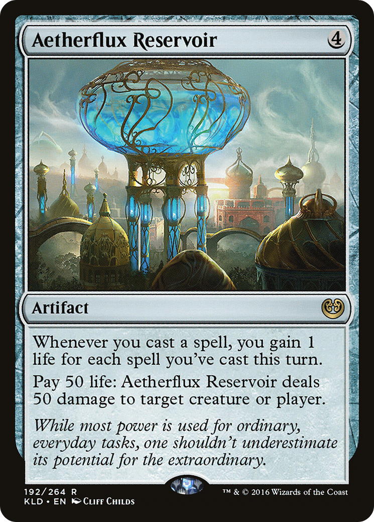 Aetherflux Reservoir (KLD-192) - Kaladesh Foil