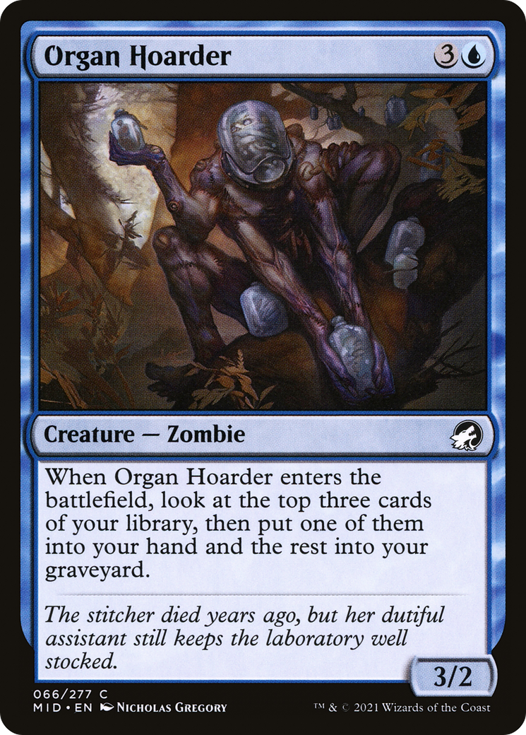 Organ Hoarder (MID-066) - Innistrad: Midnight Hunt Foil