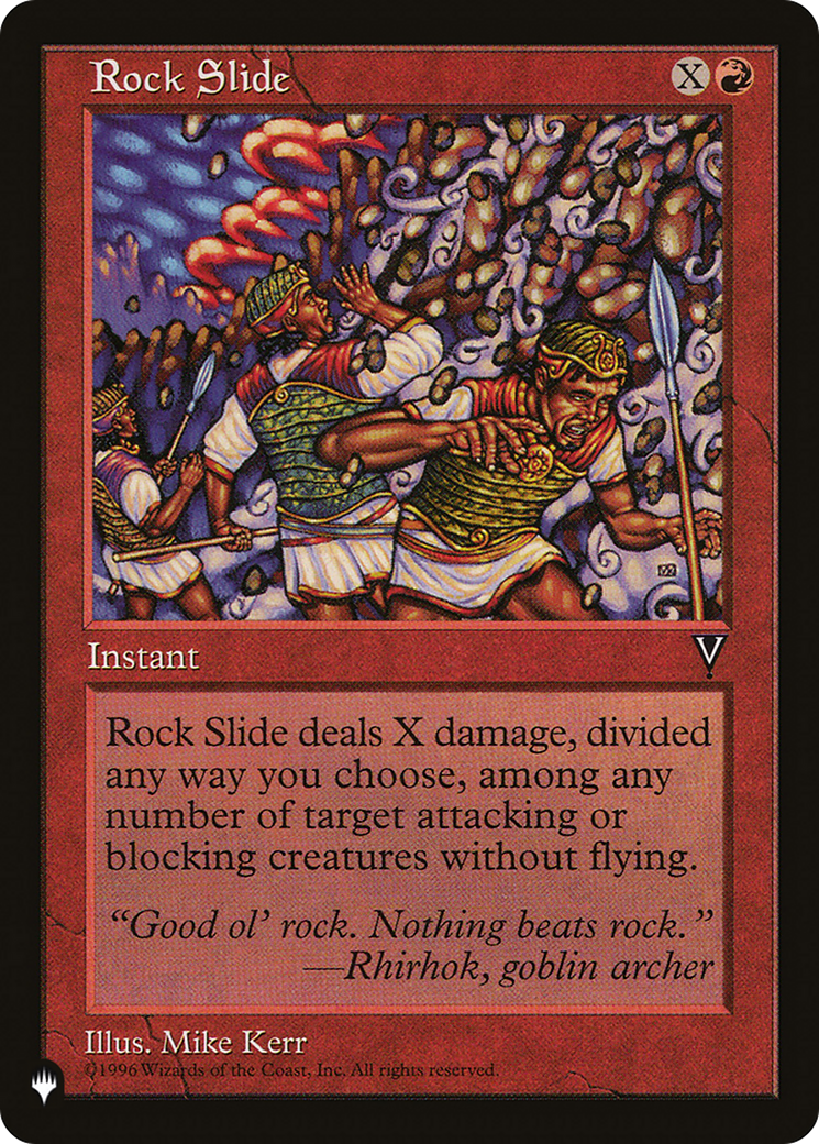 Rock Slide (LIST-VIS-92) - The List