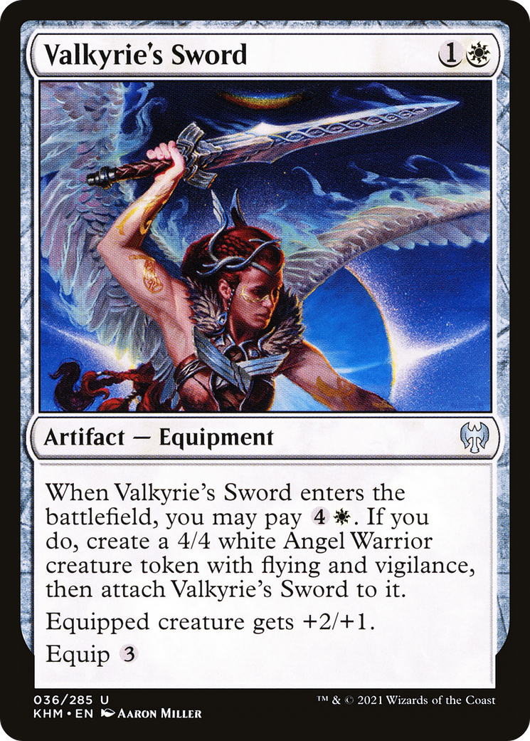 Valkyrie's Sword (KHM-036) - Kaldheim