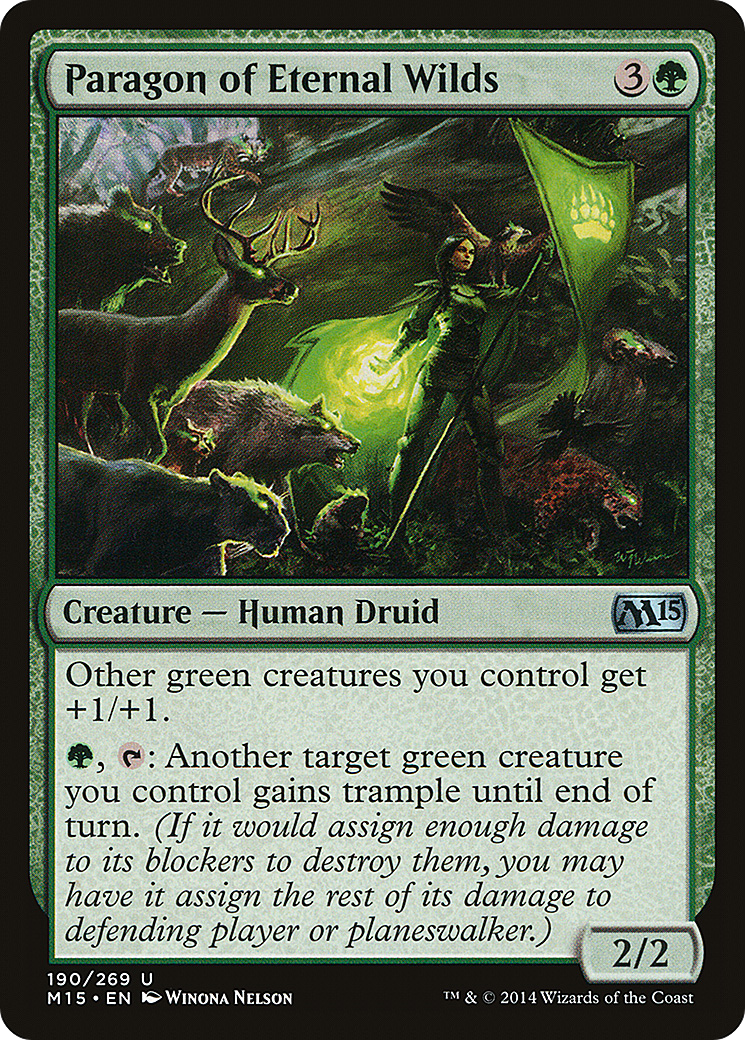 Paragon of Eternal Wilds (M15-190) - Magic 2015 Foil