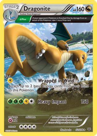 Dragonite (52 Delta) (52 Delta) 052 - Holofoil XY Roaring Skies - Holo Rare