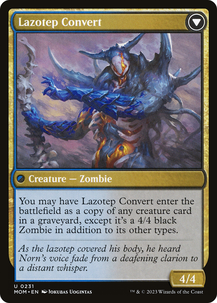 Invasion of Amonkhet (MOM-231) - March of the Machine