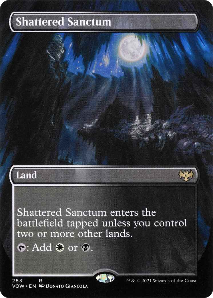 Shattered Sanctum (Borderless) (VOW-283) - Innistrad: Crimson Vow