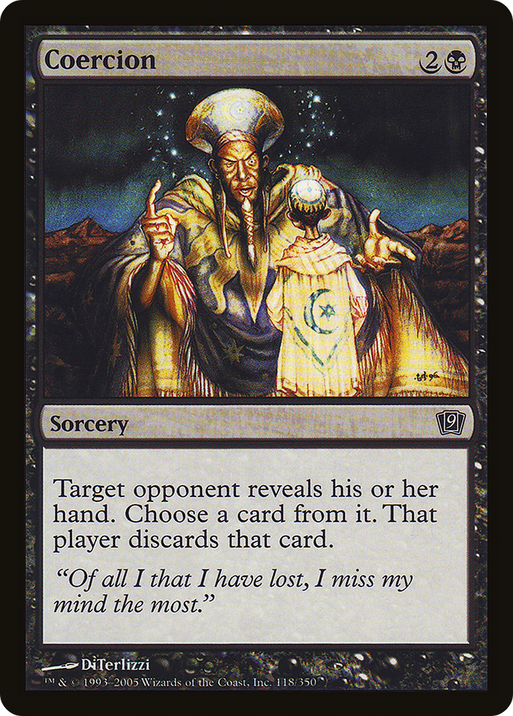 Coercion (9ED-118) - 9th Edition Foil