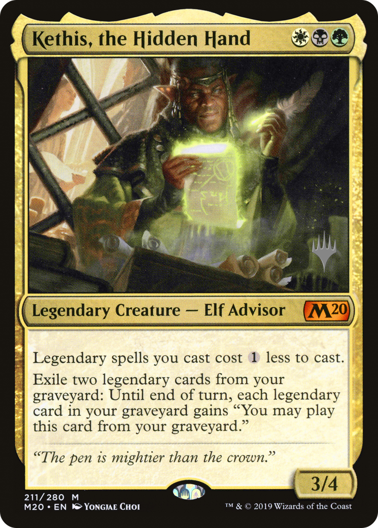 Kethis, the Hidden Hand (PPM20-211) - Core Set 2020 Promos Foil