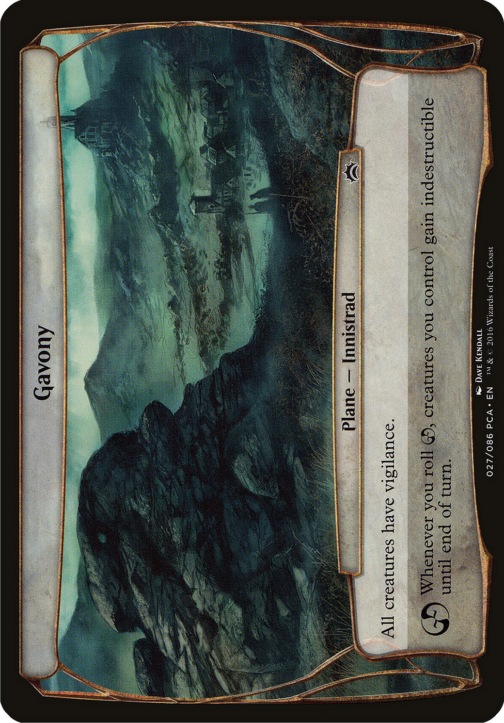 Gavony (Planechase Anthology) (OVER-) - Planechase Anthology Planes