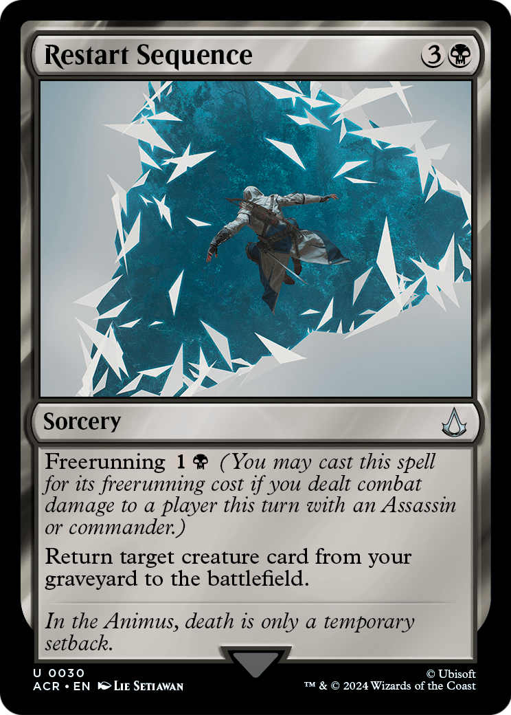 Restart Sequence (ACR-030) - Assassin's Creed Foil
