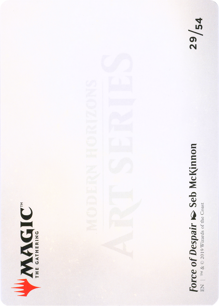 Force of Despair // Force of Despair (AMH1-029) - Modern Horizons Art Series (Borderless)