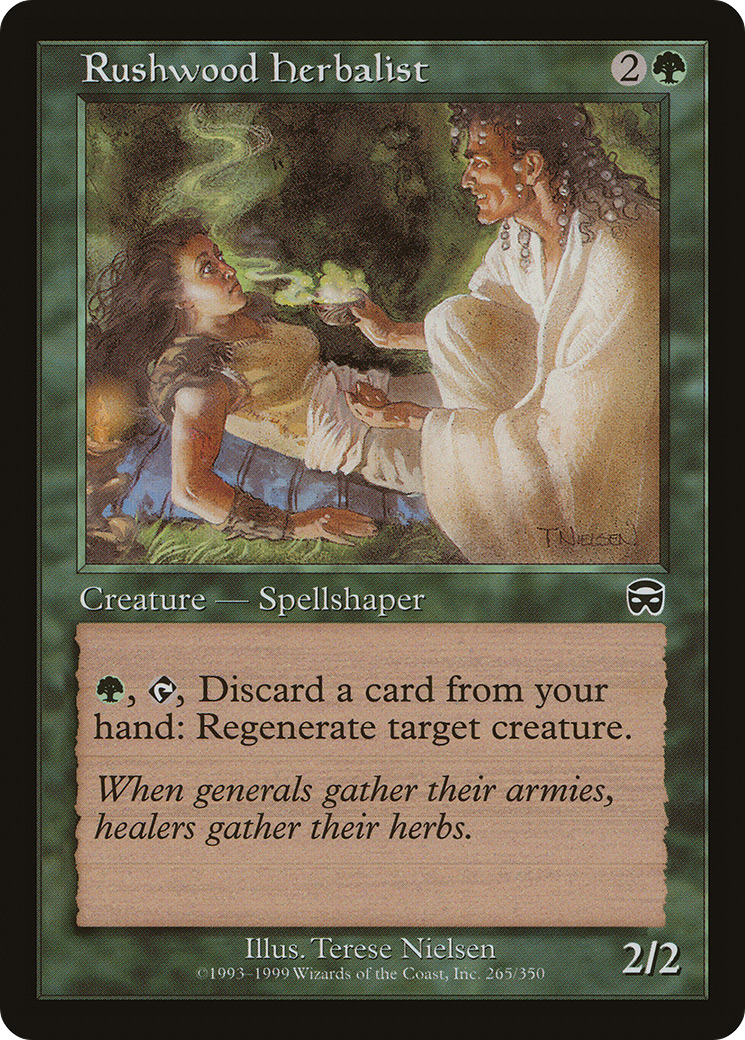 Rushwood Herbalist (MMQ-265) - Mercadian Masques
