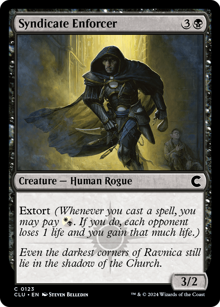 Syndicate Enforcer (CLU-123) - Ravnica: Clue Edition