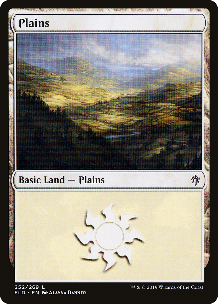 Plains (252) (ELD-252) - Throne of Eldraine