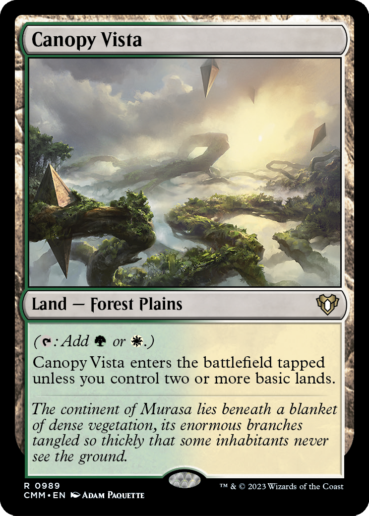 Canopy Vista (CMM-989) - Commander Masters