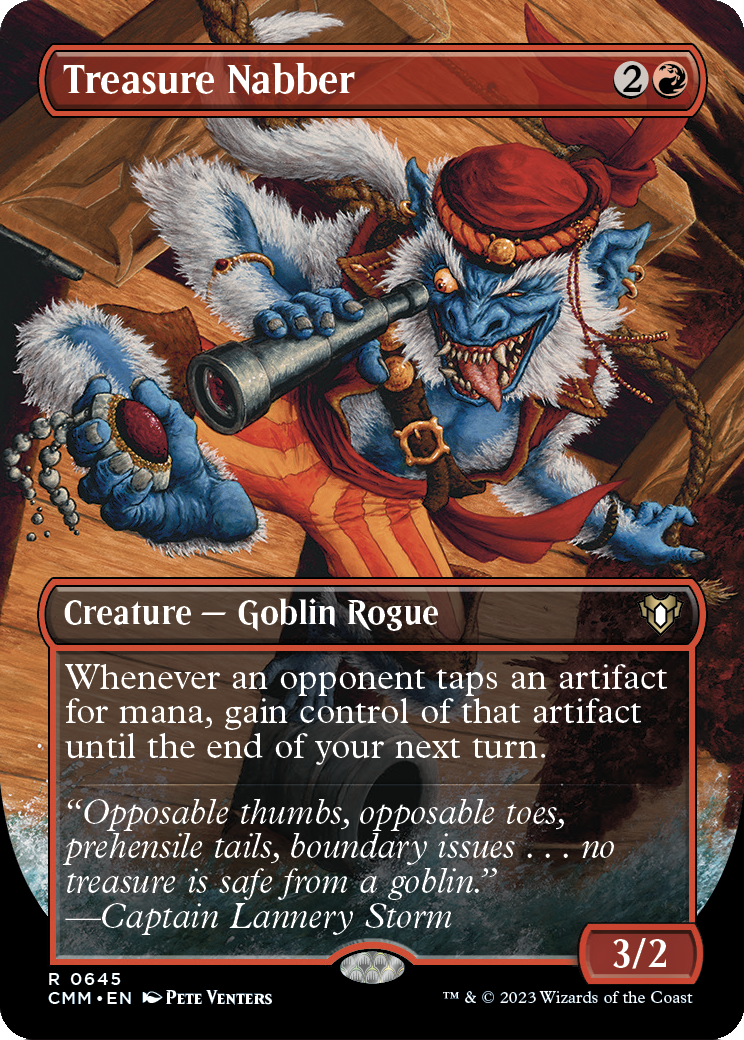 Treasure Nabber (Borderless) (CMM-645) - Commander Masters
