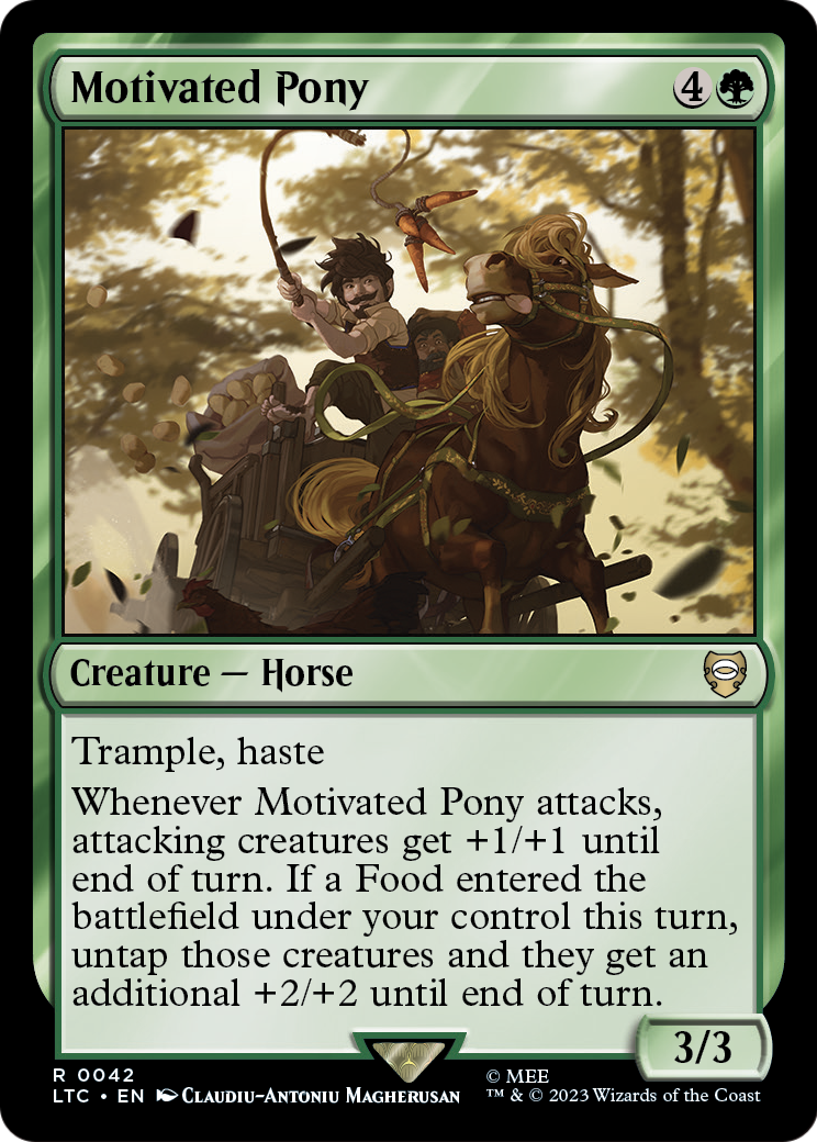 Motivated Pony (LTC-042) - Tales of Middle-earth Commander