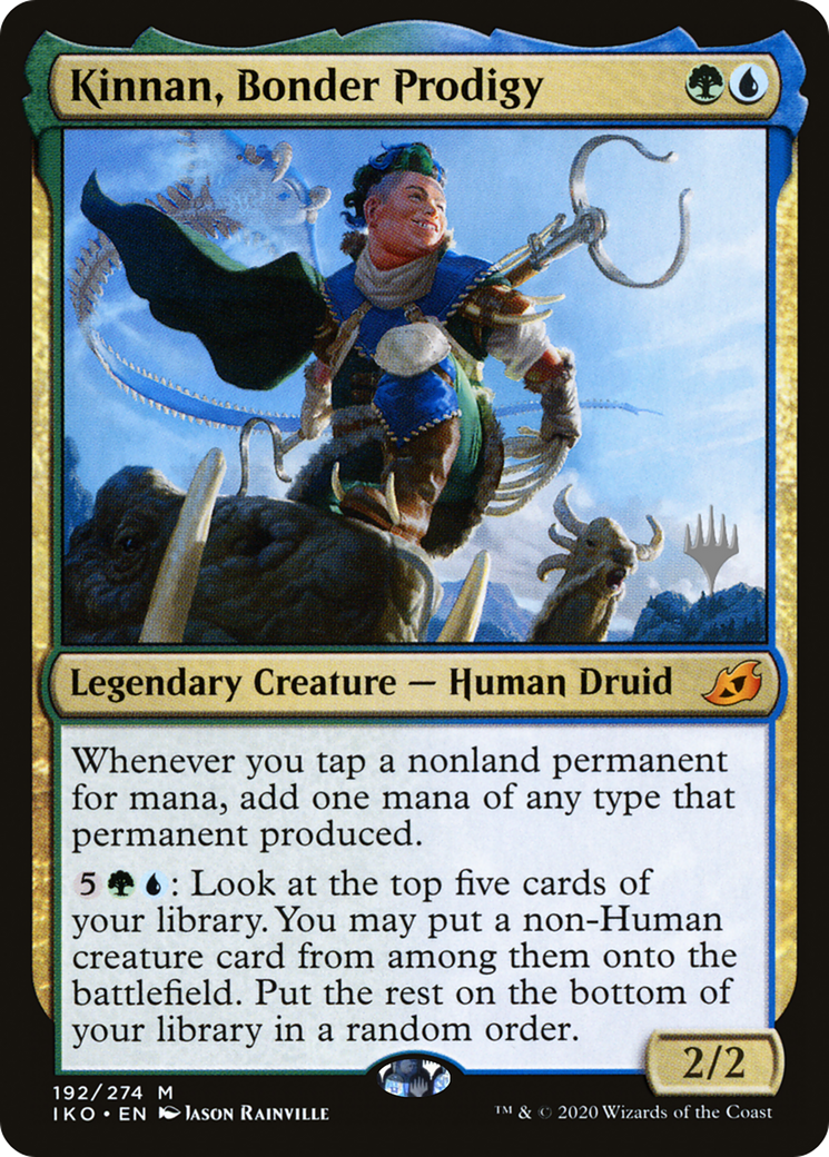 Kinnan, Bonder Prodigy (PPIKO-192) - Ikoria: Lair of Behemoths Promos Foil