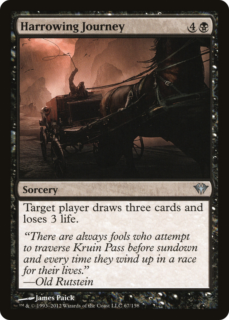 Harrowing Journey (DKA-067) - Dark Ascension Foil
