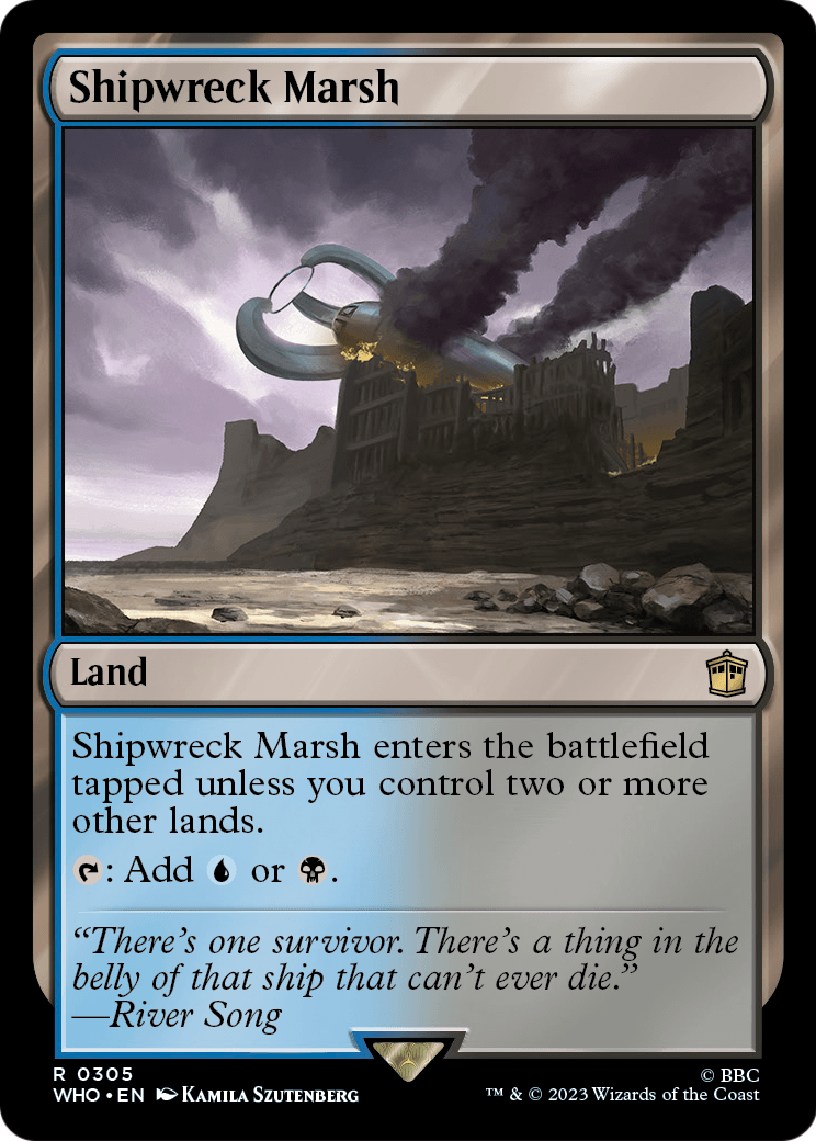 Shipwreck Marsh (WHO-305) - Doctor Who Foil