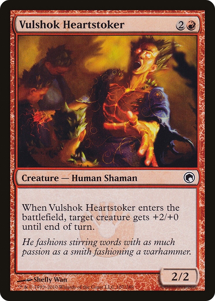 Vulshok Heartstoker (SOM-107) - Scars of Mirrodin Foil
