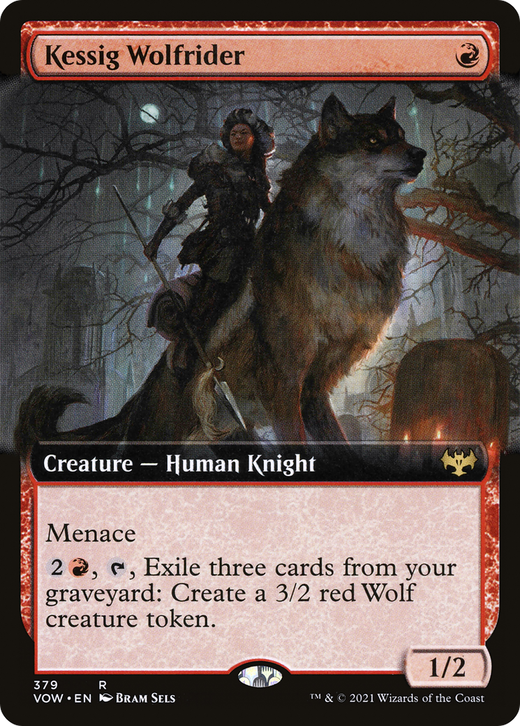 Kessig Wolfrider (Extended Art) (VOW-379) - Innistrad: Crimson Vow: (Extended Art)