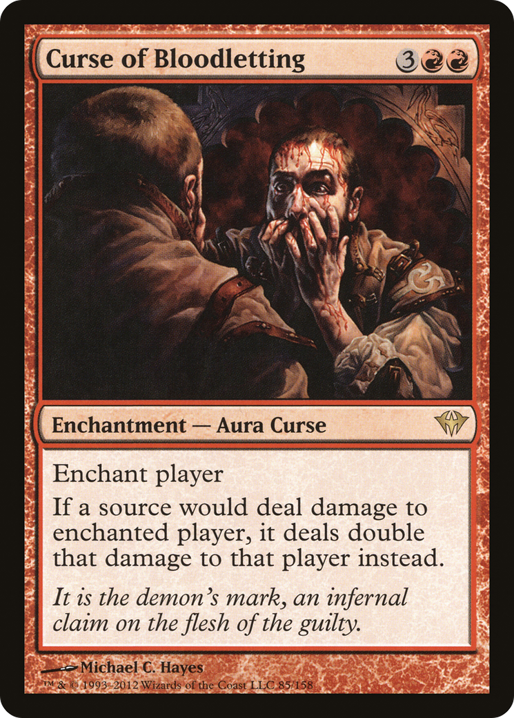 Curse of Bloodletting (DKA-085) - Dark Ascension Foil