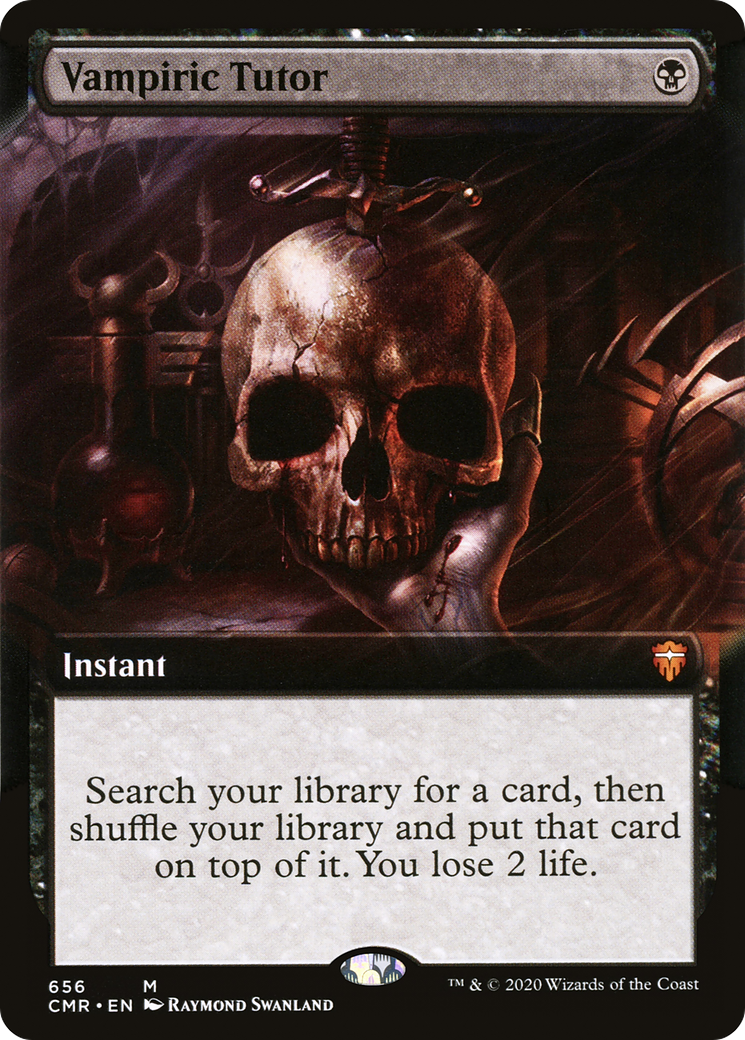 Vampiric Tutor (Extended Art) (CMR-656) - Commander Legends: (Extended Art) Foil
