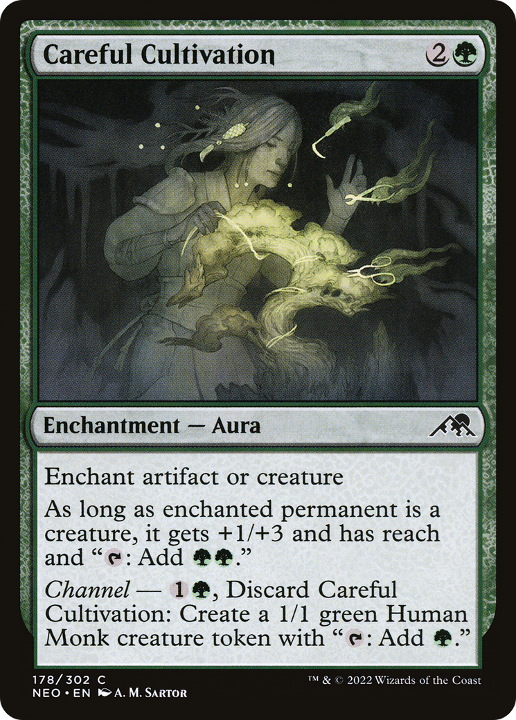 Careful Cultivation (NEO-178) - Kamigawa: Neon Dynasty Foil