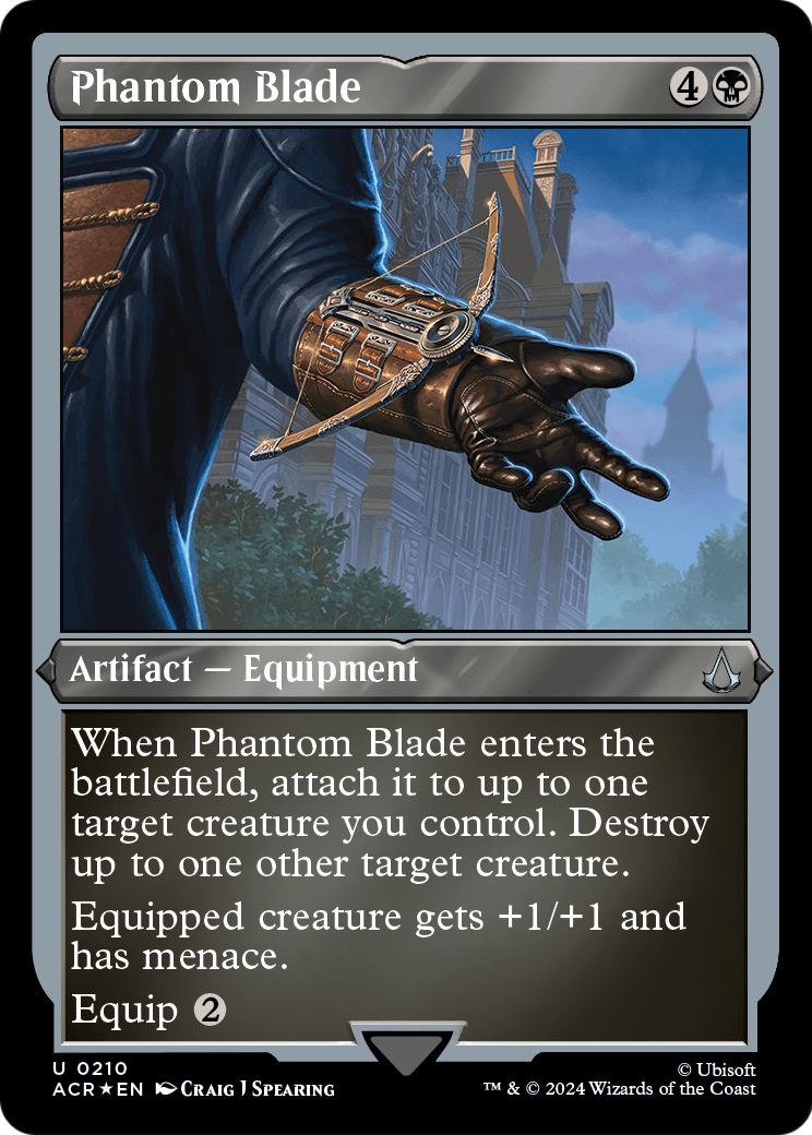 Phantom Blade (Foil Etched) (ACR-210) - Assassin's Creed Foil