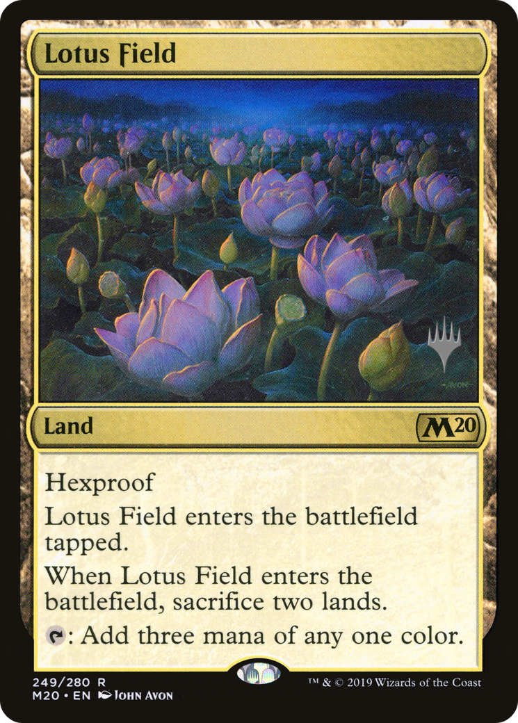 Lotus Field (PPM20-249) - Core Set 2020 Promos Foil