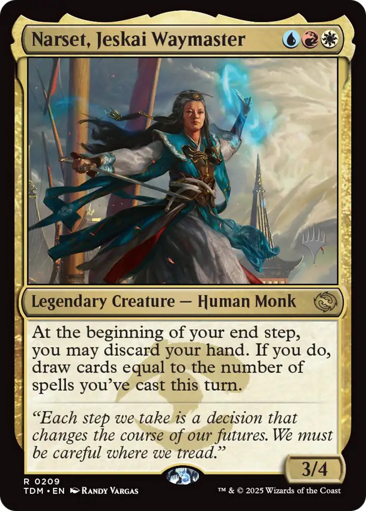 Narset, Jeskai Waymaster (PPTDM-209) - Promo Pack: Tarkir: Dragonstorm