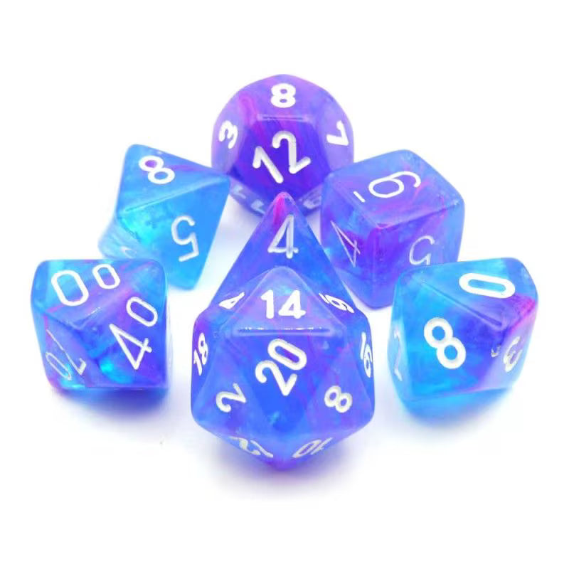 Dados Luminary - Aura White