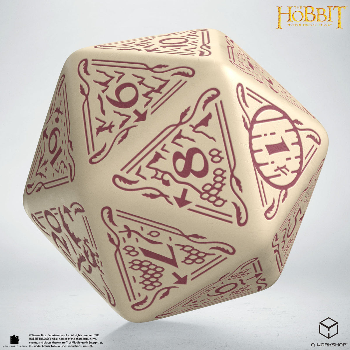 Hobbit Dado D20 - Terra