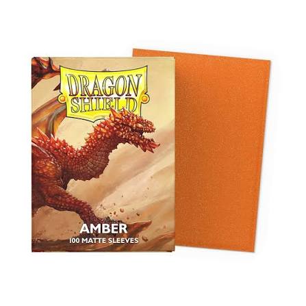 Micas Dragon Shield - Matte Amber