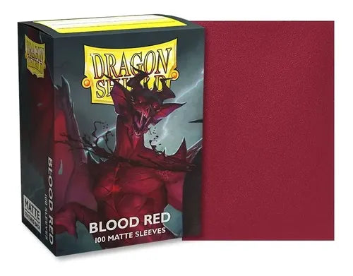 Micas Dragon Shield - Matte Blood Red