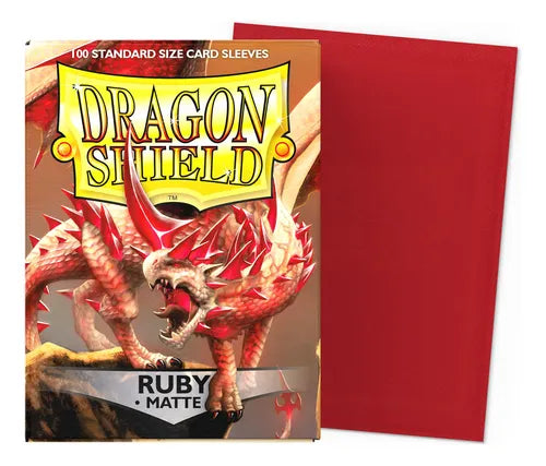 Micas Dragon Shield - Matte Ruby