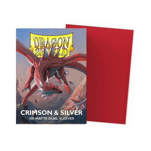 Micas Dragon Shield Dual - Crimson & Silver