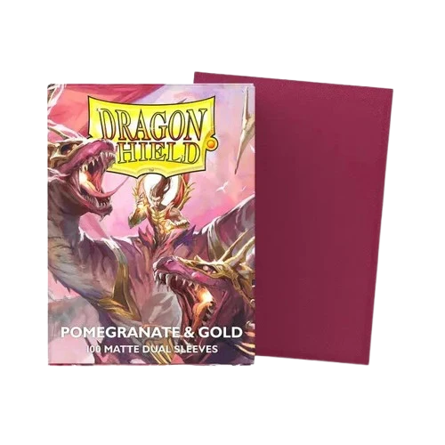 Micas Dragon Shield Dual - Pomegranate/Gold