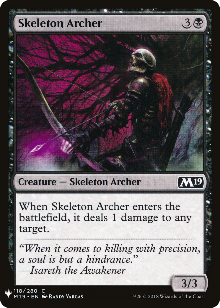 Skeleton Archer (LIST-M19-118) - The List