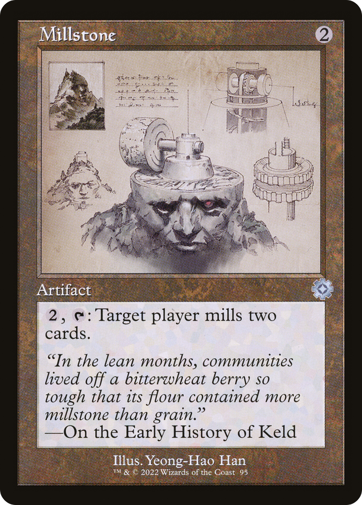 Millstone (Schematic) (BRR-095) - The Brothers' War Retro Artifacts