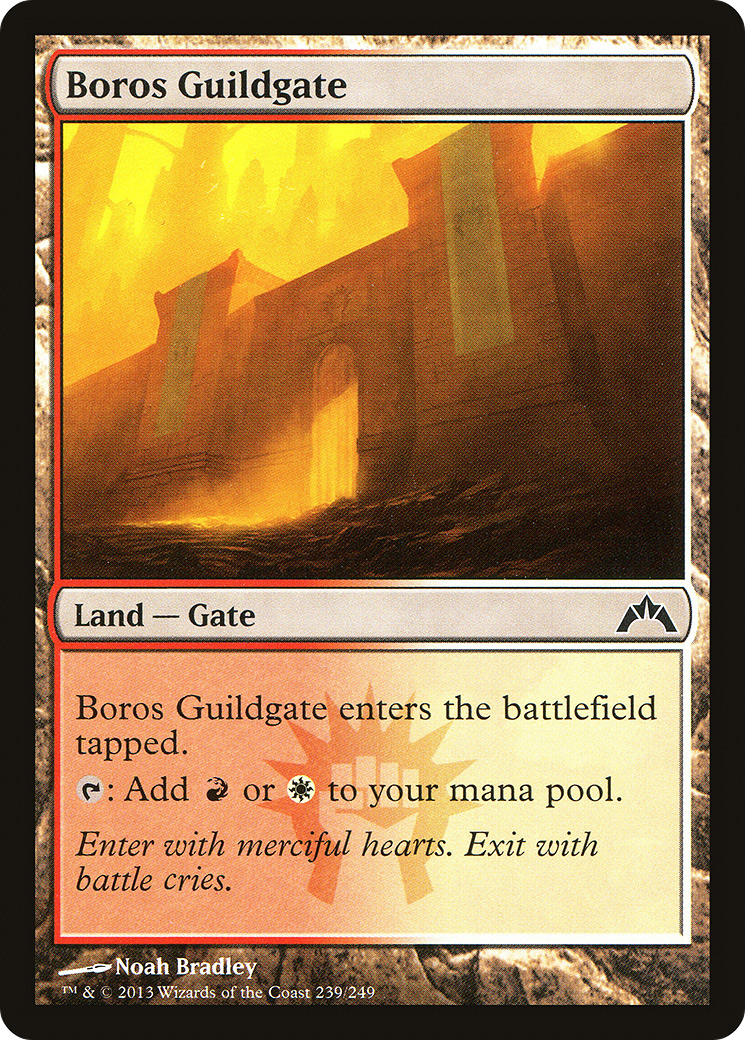 Boros Guildgate (GTC-239) - Gatecrash Foil