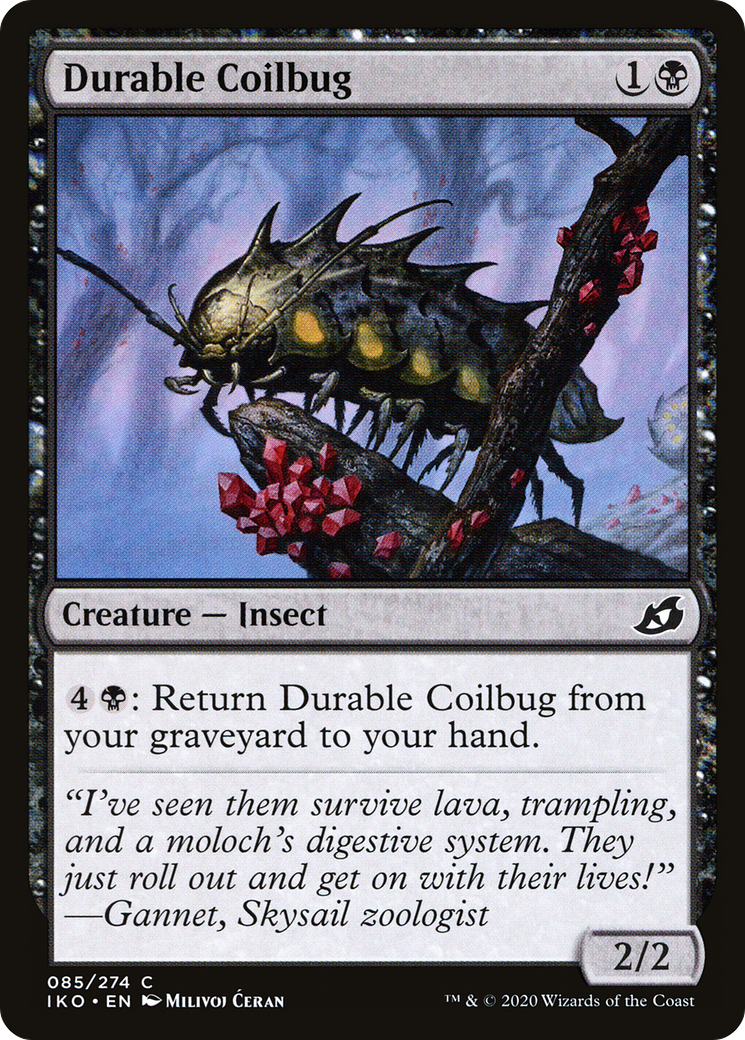 Durable Coilbug (IKO-085) - Ikoria: Lair of Behemoths Foil