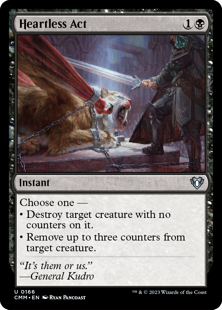 Heartless Act (CMM-166) - Commander Masters Foil
