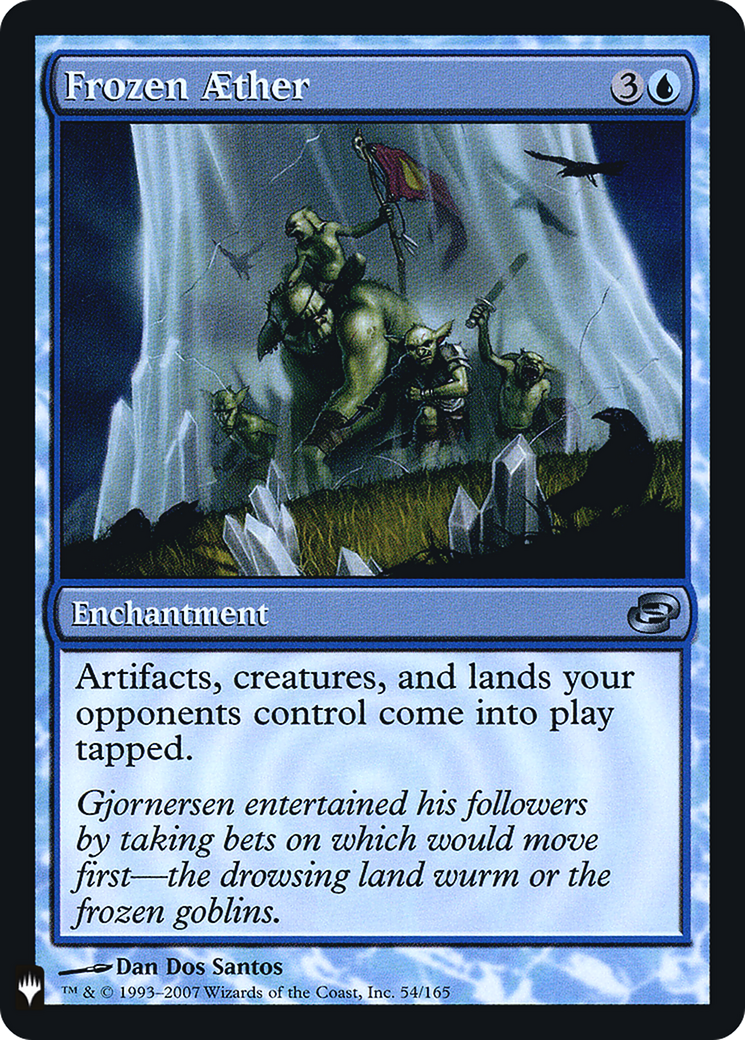 Frozen Aether (LIST-PLC-54) - The List: (colorshifted) Foil
