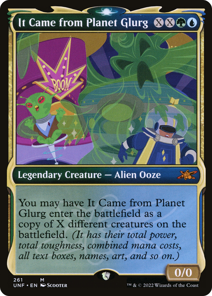It Came from Planet Glurg (Showcase) (UNF-261) - Unfinity: (Showcase) Foil