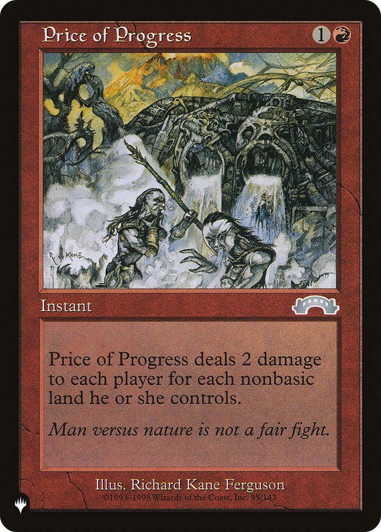 Price of Progress (LIST-EXO-95) - The List