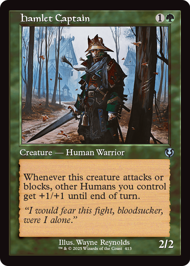 Hamlet Captain (Retro Frame) (INR-413) - Innistrad Remastered