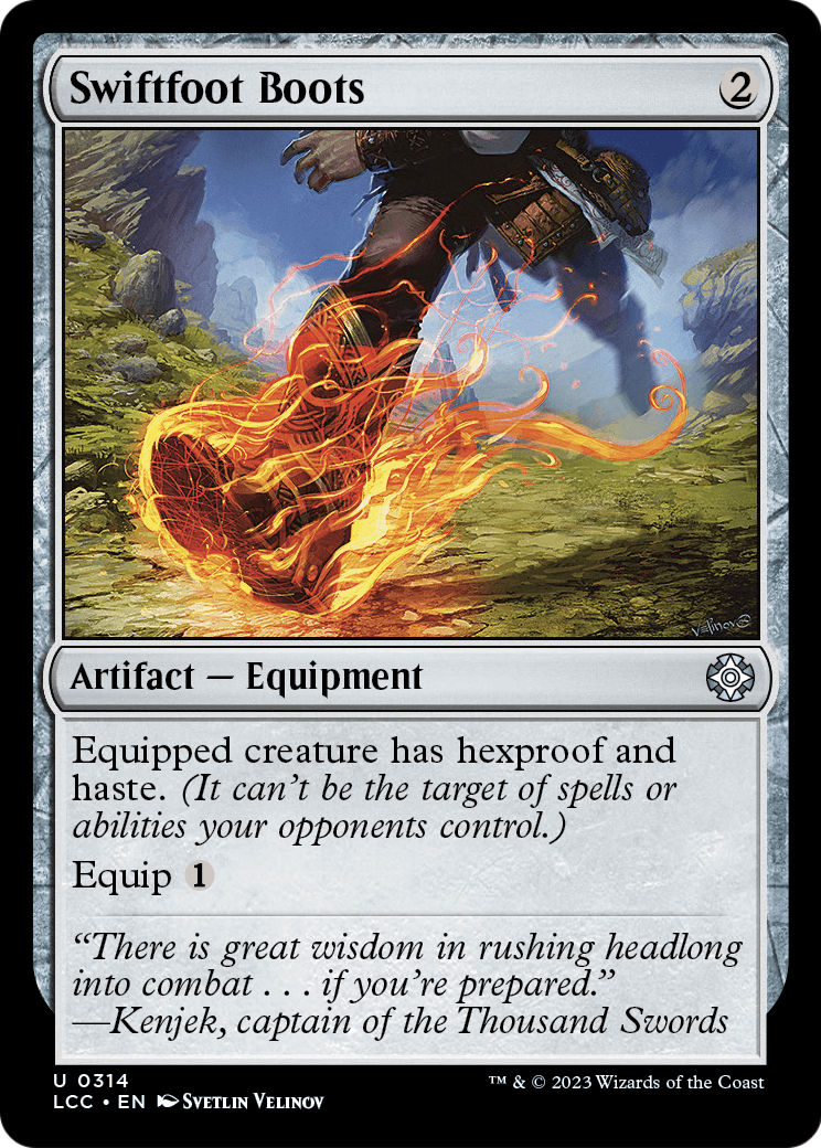 Swiftfoot Boots (LCC-314) - The Lost Caverns of Ixalan Commander