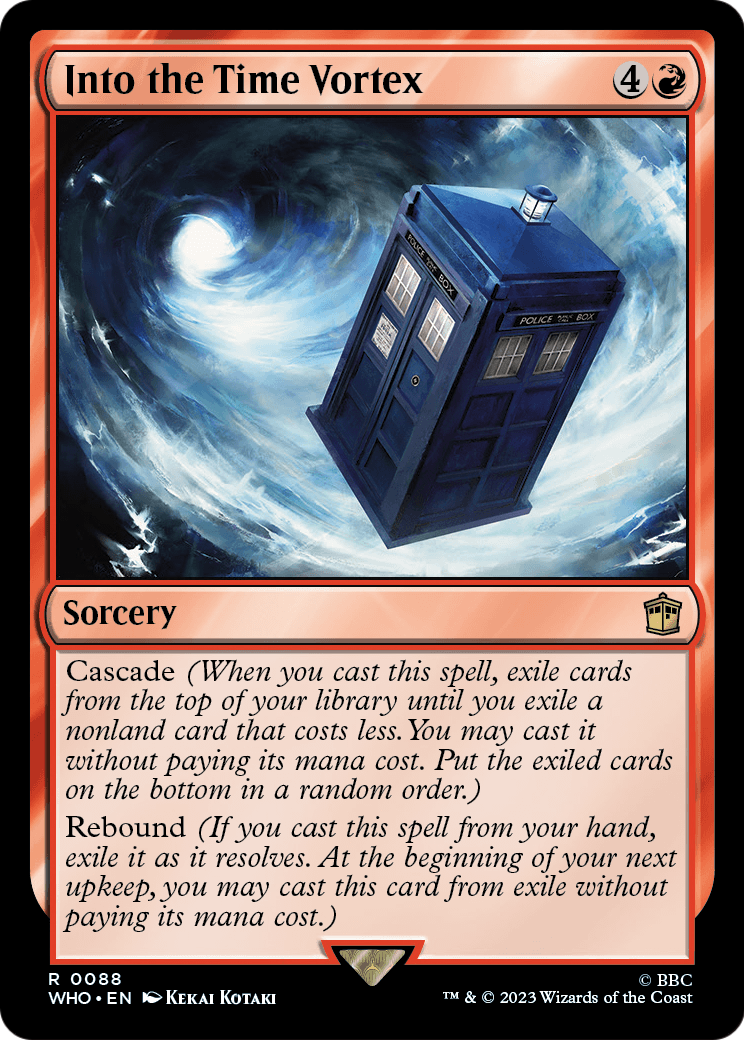 Into the Time Vortex (WHO-088) - Doctor Who Foil